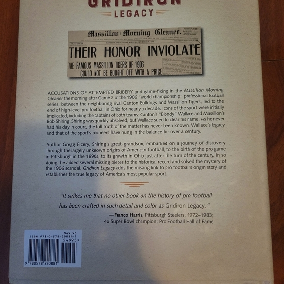 Signed Gridiron Legacy Book - Picture 4 of 4